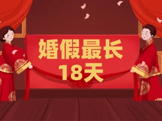 好消息！最長18天！山東延長婚假